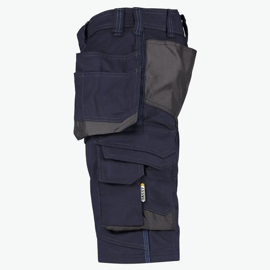 Dassy Bionic Holsterzakkenshort - Nachtblauw/Antracietgrijs Werkbroek Dassy