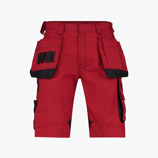 Dassy Bionic Holsterzakkenshort - Rood/Zwart Werkbroek Dassy