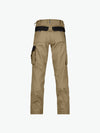 Dassy Boston Tweekleurige werkbroek met kniezakken - Beige/Zwart Werkbroek Dassy