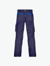 Dassy Boston Tweekleurige werkbroek met kniezakken - Marineblauw/Korenblauw Werkbroek Dassy