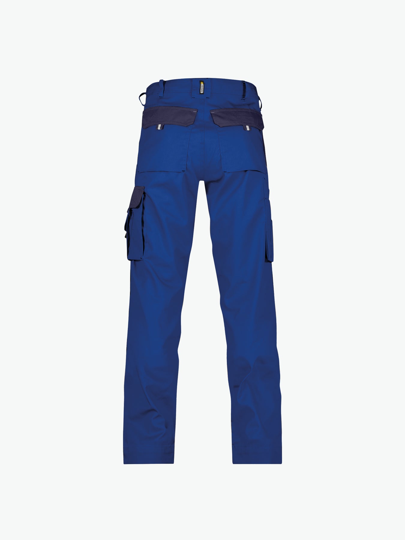 Dassy Boston Tweekleurige werkbroek met kniezakken - Korenblauw/Marineblauw Werkbroek Dassy