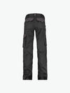 Dassy Boston Women Tweekleurige werkbroek met kniezakken voor dames - Zwart/Cementgrijs Werkbroek Dassy