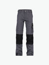 Dassy Boston Women Tweekleurige werkbroek met kniezakken voor dames - Cementgrijs/Zwart Werkbroek Dames Dassy