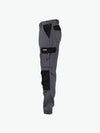 Dassy Boston Women Tweekleurige werkbroek met kniezakken voor dames - Cementgrijs/Zwart Werkbroek Dames Dassy