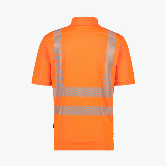 Dassy Brandon Hogezichtbaarheids-uv-polo - Fluo-Oranje Werkpolo HiVis Dassy
