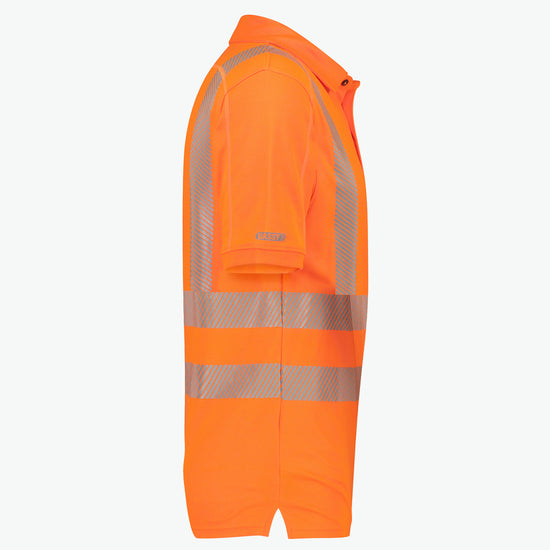 Dassy Brandon Hogezichtbaarheids-uv-polo - Fluo-Oranje Werkpolo HiVis Dassy
