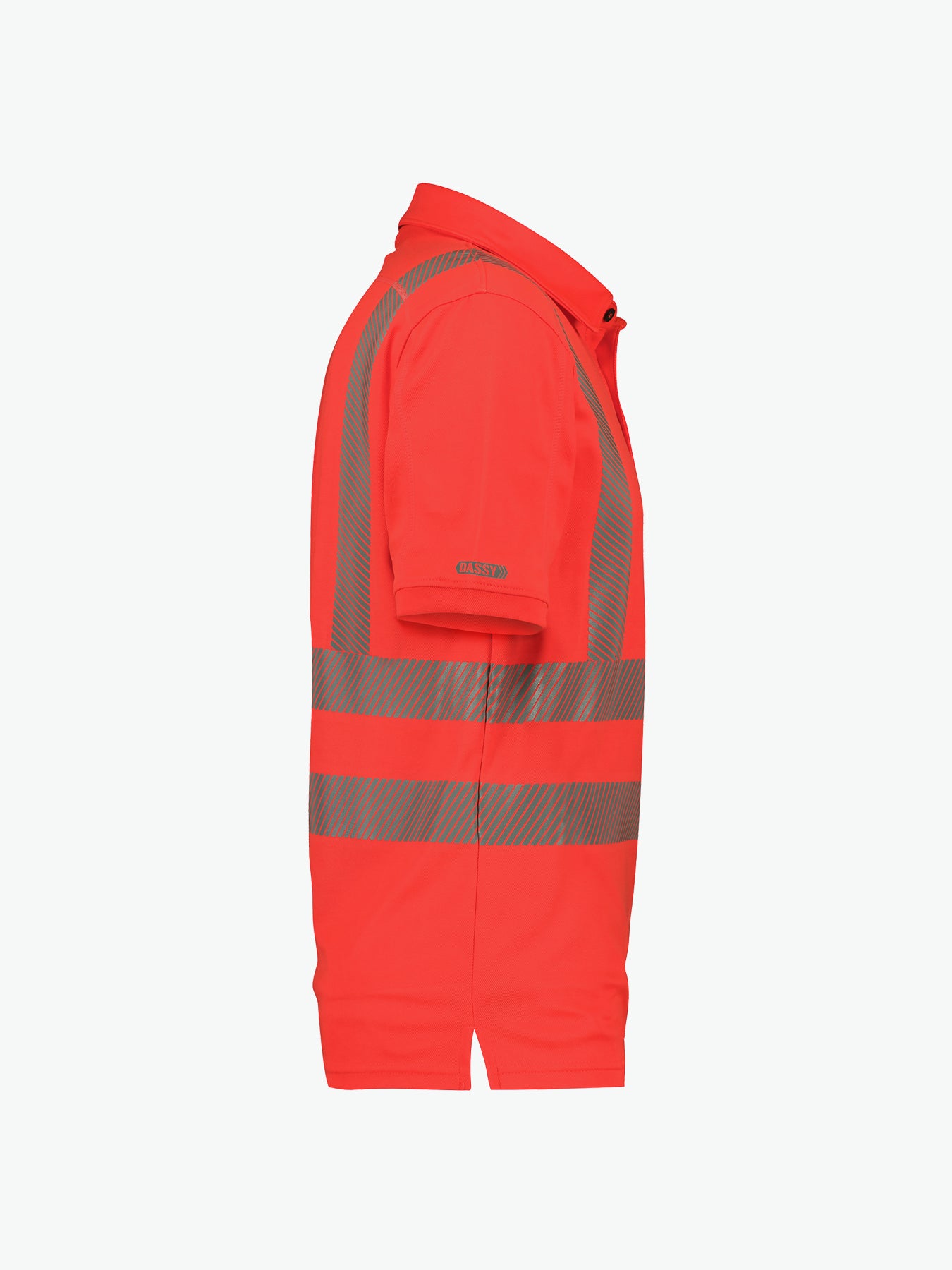 Dassy Brandon Hogezichtbaarheids-uv-polo - Fluorood Werkpolo HiVis Dassy