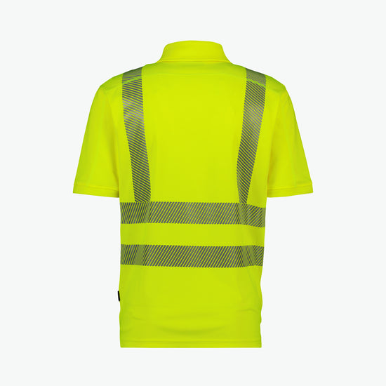 Dassy Brandon Hogezichtbaarheids-uv-polo - Fluogeel Werkpolo HiVis Dassy