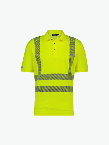 Dassy Brandon Hogezichtbaarheids-uv-polo - Fluogeel Werkpolo HiVis Dassy