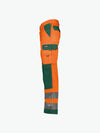 Dassy Buffalo Hogezichtbaarheidsbroek met kniezakken - Fluo-Oranje/Flessengroen Werkbroek HiVis Dassy