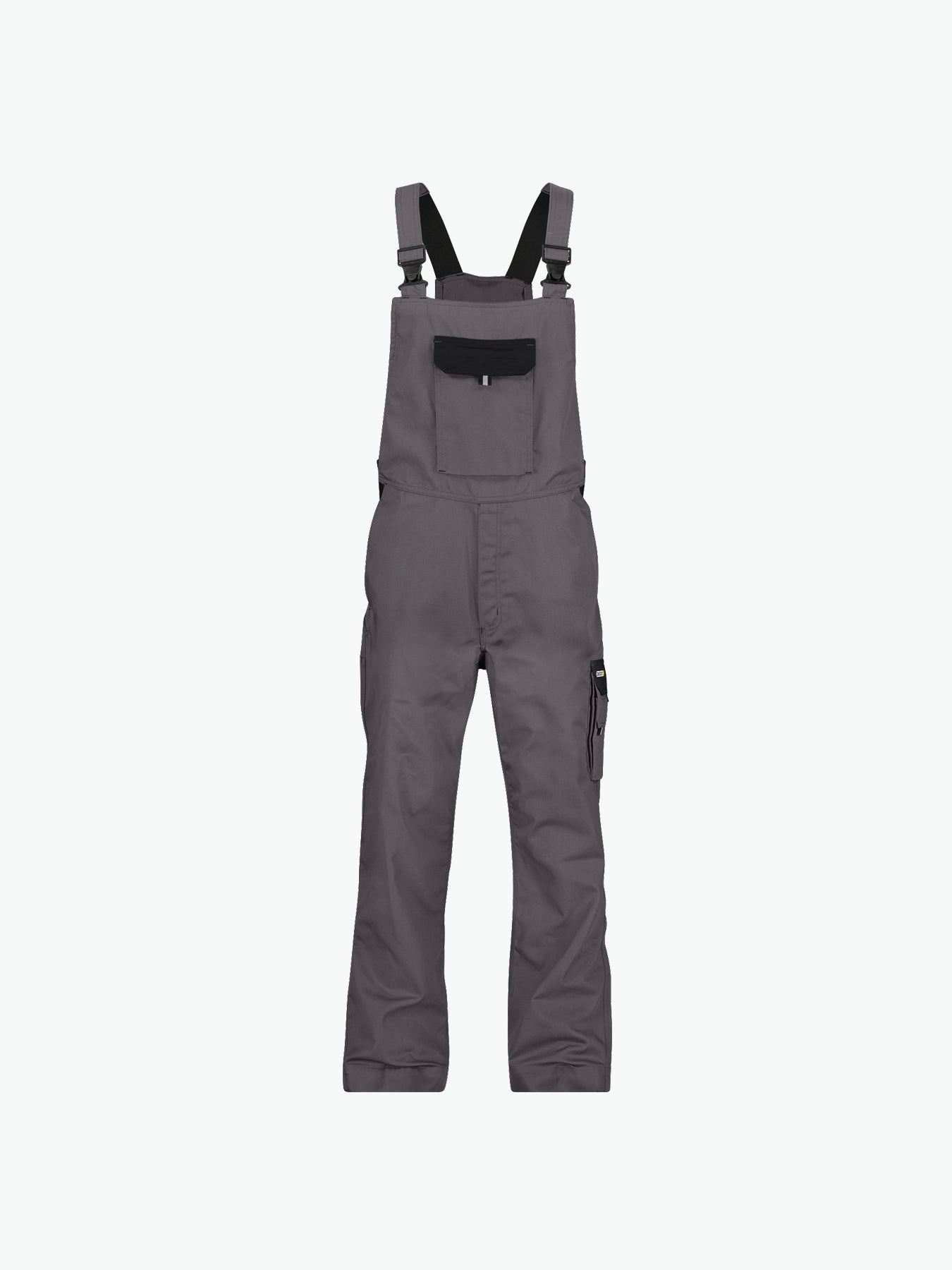 Dassy Calais Tweekleurige bretelbroek - Cementgrijs/Zwart Werkbroek Dassy