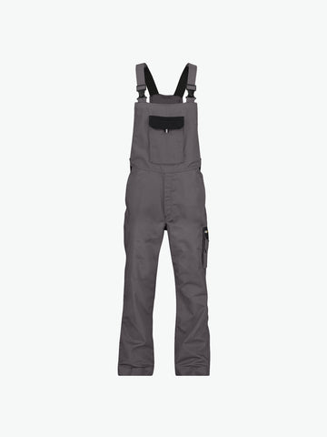 Dassy Calais Tweekleurige bretelbroek - Cementgrijs/Zwart Werkbroek Dassy