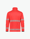 Dassy Camden Hogezichtbaarheidsmidlayerjacket - Fluorood/Cementgrijs Werkjas HiVis Dassy