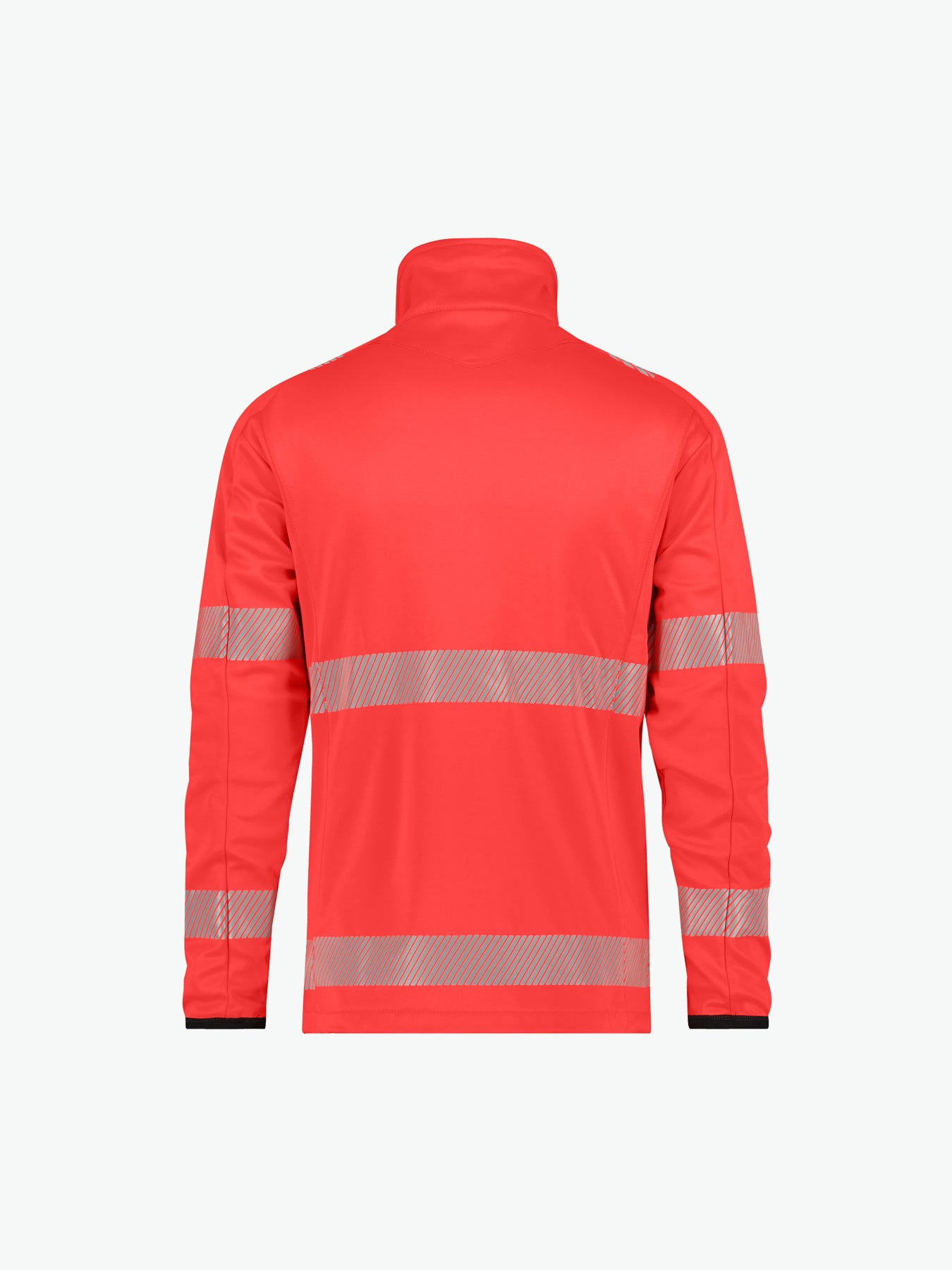 Dassy Camden Hogezichtbaarheidsmidlayerjacket - Fluorood/Cementgrijs Werkjas HiVis Dassy