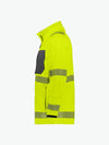 Dassy Camden Hogezichtbaarheidsmidlayerjacket - Fluogeel/Cementgrijs Werkjas HiVis Dassy