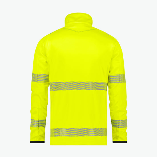 Dassy Camden Hogezichtbaarheidsmidlayerjacket - Fluogeel/Marineblauw Werkjas HiVis Dassy