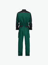 Dassy Cannes Tweekleurige overall met kniezakken - Flessengroen/Zwart Werkbroek Dassy