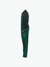 Dassy Cannes Tweekleurige overall met kniezakken - Flessengroen/Zwart Werkbroek Dassy