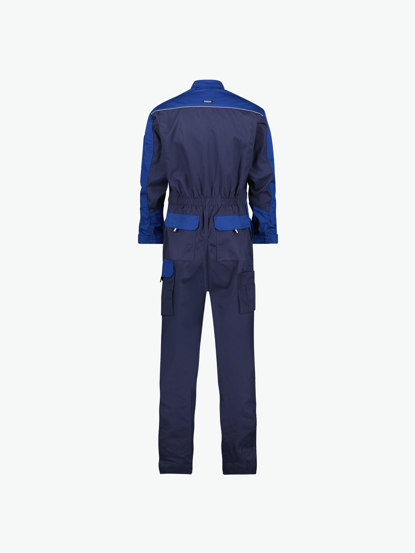 Dassy Cannes Tweekleurige overall met kniezakken - Marineblauw/Korenblauw Werkbroek Dassy
