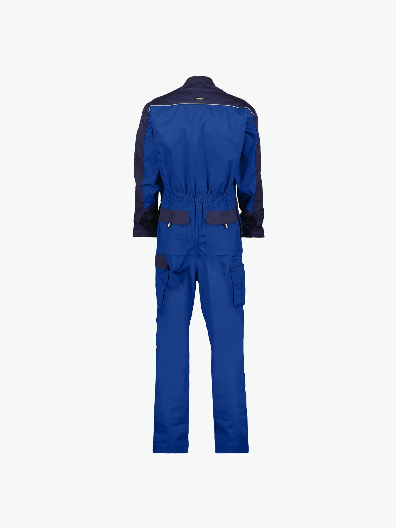 Dassy Cannes Tweekleurige overall met kniezakken - Korenblauw/Marineblauw Werkbroek Dassy