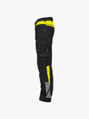 Dassy Canton Werkbroek met stretch en kniezakken - Zwart/Fluogeel Werkbroek Dassy
