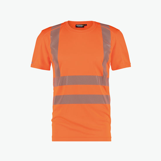 Dassy Carter Hogezichtbaarheids-uv-T-shirt - Fluo-Oranje Werkshirt HiVis Dassy
