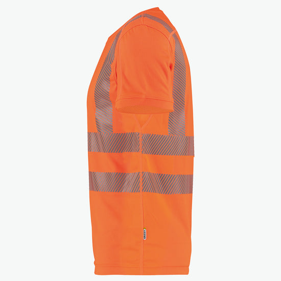 Dassy Carter Hogezichtbaarheids-uv-T-shirt - Fluo-Oranje Werkshirt HiVis Dassy