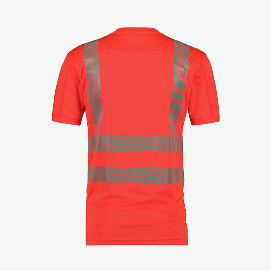 Dassy Carter Hogezichtbaarheids-uv-T-shirt - Fluorood Werkshirt HiVis Dassy