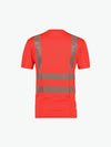 Dassy Carter Hogezichtbaarheids-uv-T-shirt - Fluorood Werkshirt HiVis Dassy