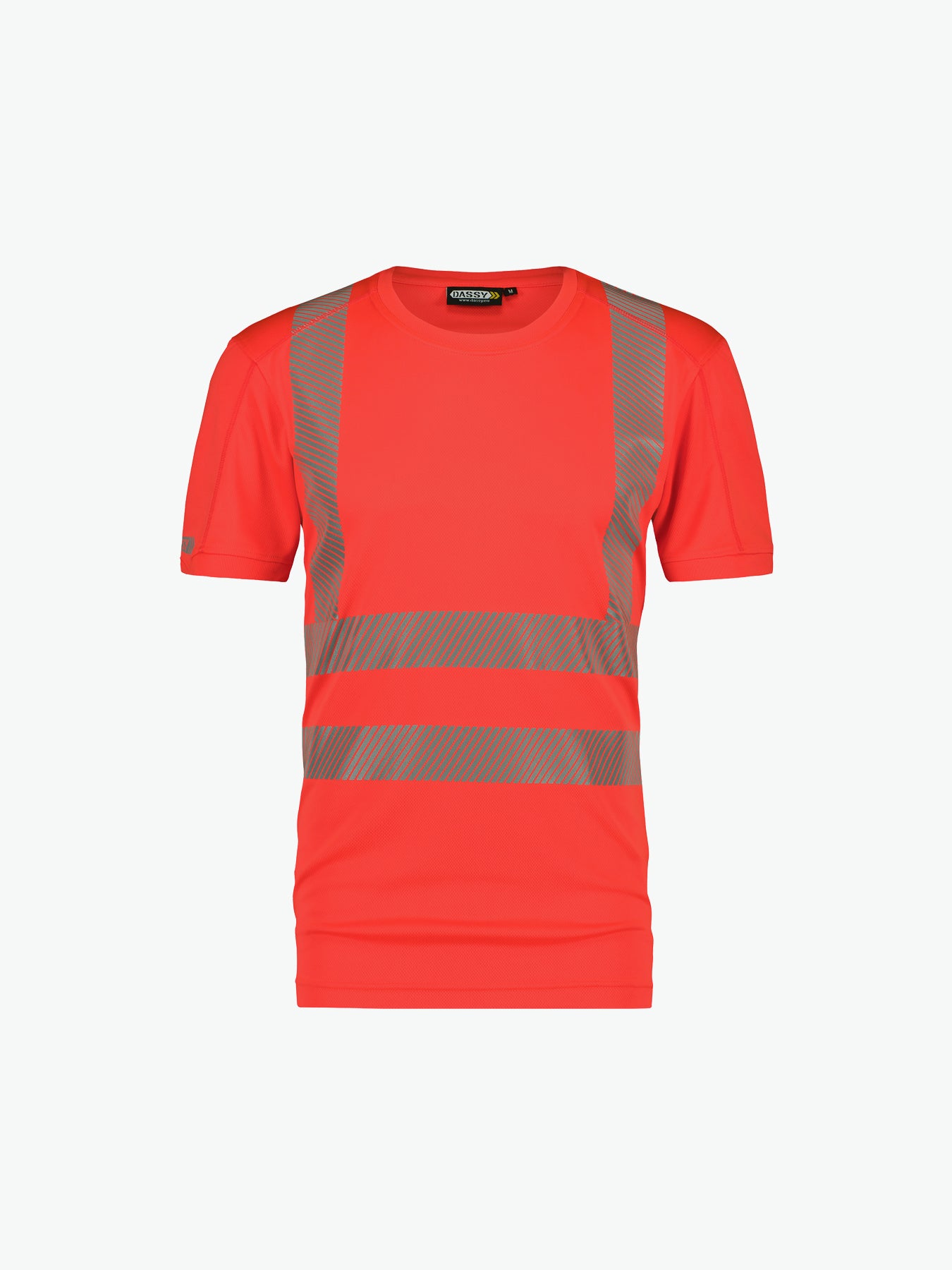 Dassy Carter Hogezichtbaarheids-uv-T-shirt - Fluorood Werkshirt HiVis Dassy