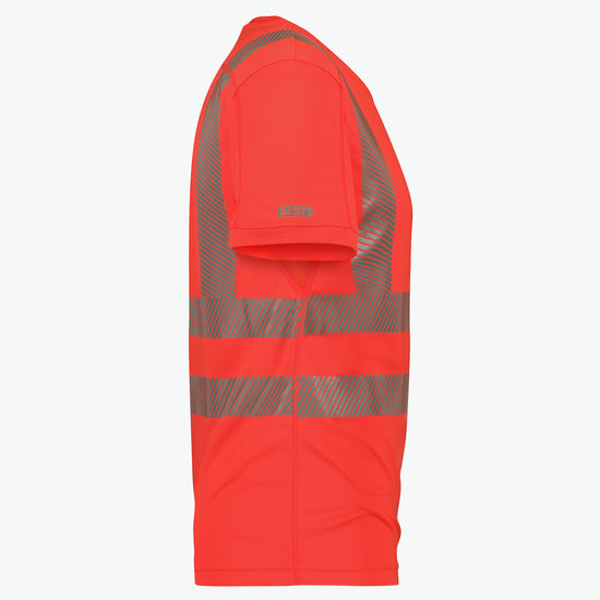 Dassy Carter Hogezichtbaarheids-uv-T-shirt - Fluorood Werkshirt HiVis Dassy