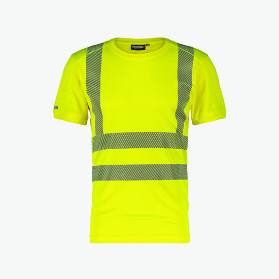 Dassy Carter Hogezichtbaarheids-uv-T-shirt - Fluogeel Werkshirt HiVis Dassy