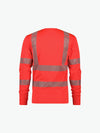 Dassy Carterville Hogezichtbaarheids-uv-T-shirt met lange mouwen - Fluorood Werkshirt HiVis Dassy