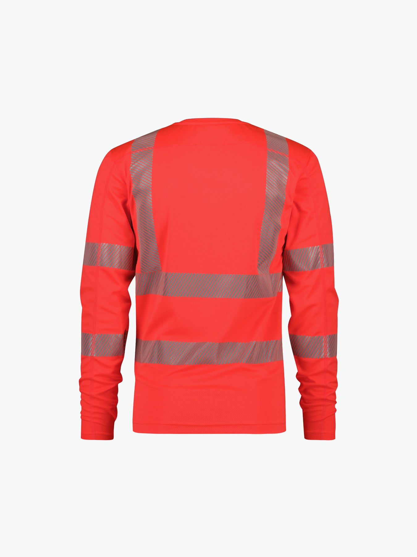 Dassy Carterville Hogezichtbaarheids-uv-T-shirt met lange mouwen - Fluorood Werkshirt HiVis Dassy