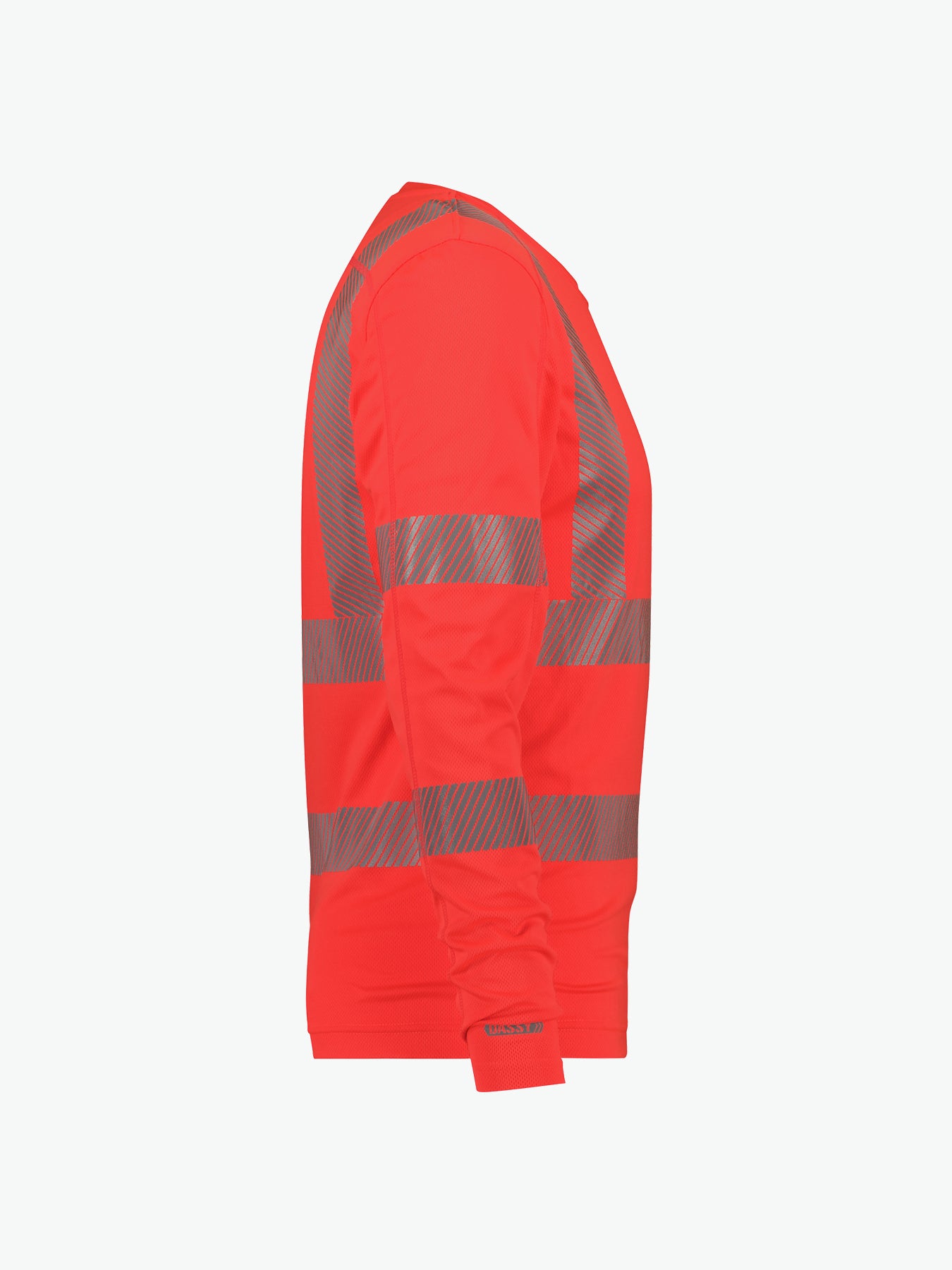 Dassy Carterville Hogezichtbaarheids-uv-T-shirt met lange mouwen - Fluorood Werkshirt HiVis Dassy