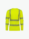 Dassy Carterville Hogezichtbaarheids-uv-T-shirt met lange mouwen - Fluogeel Werkshirt HiVis Dassy