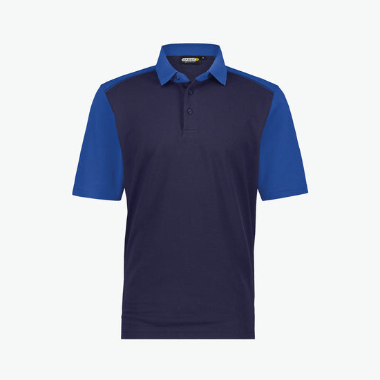 Dassy Cesar Tweekleurige polo - Marineblauw/Korenblauw Werkpolo Dassy