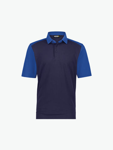 Dassy Cesar Tweekleurige polo - Marineblauw/Korenblauw Werkpolo Dassy