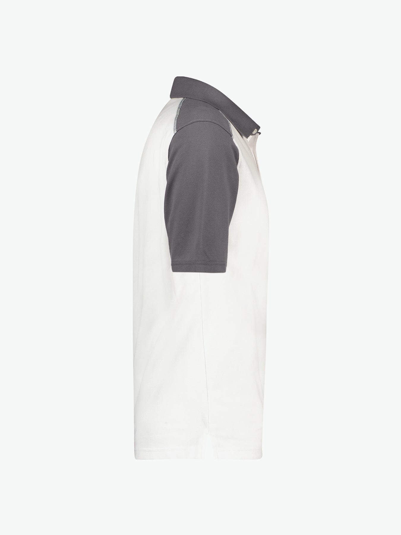 Dassy Cesar Tweekleurige polo - Wit/Cementgrijs Werkpolo Dassy