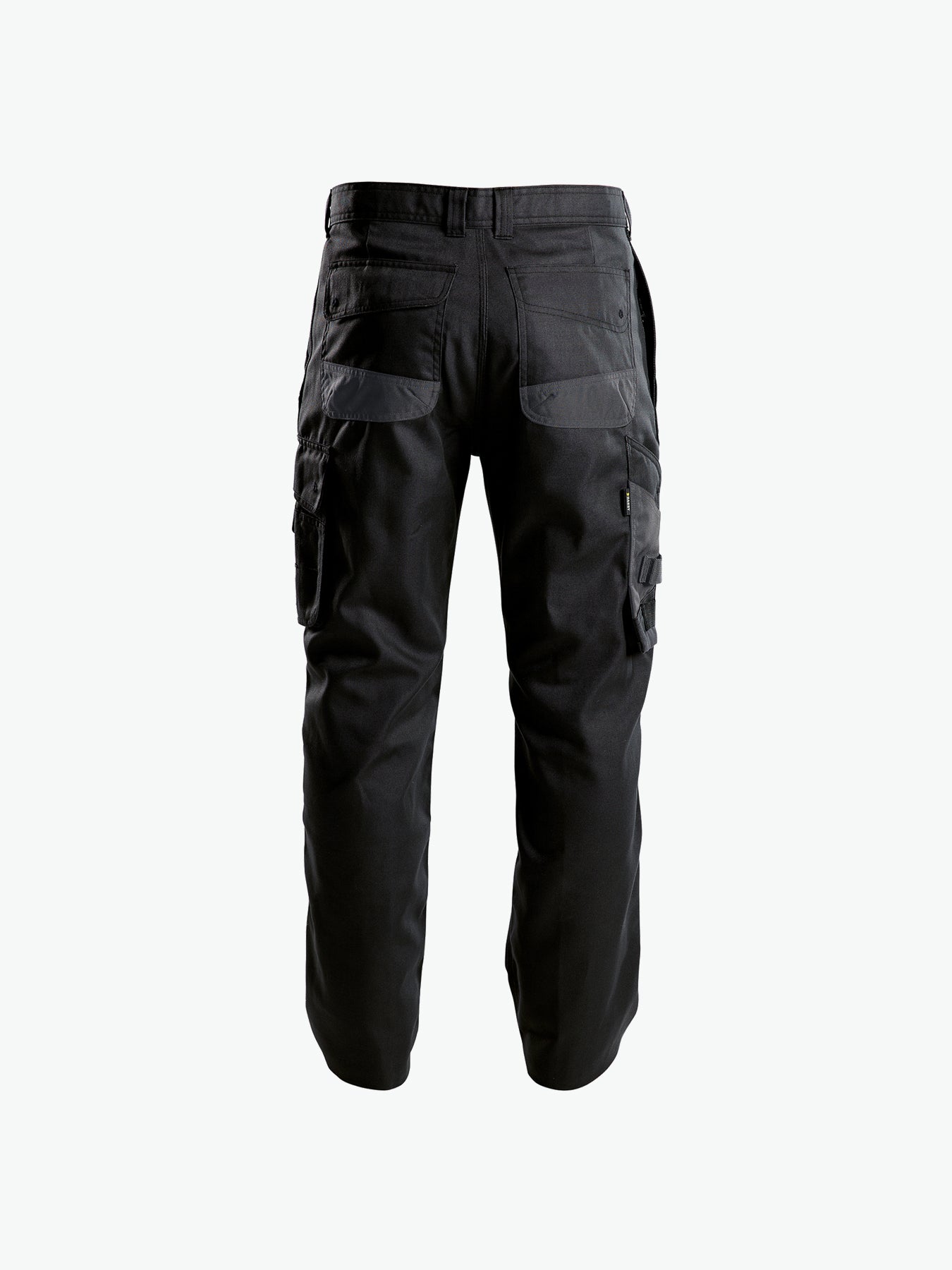 Dassy Connor Canvas werkbroek met kniezakken - Zwart/Antracietgrijs Werkbroek Dassy