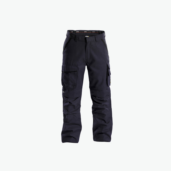 Dassy Connor Canvas werkbroek met kniezakken - Nachtblauw/Zwart Werkbroek Dassy
