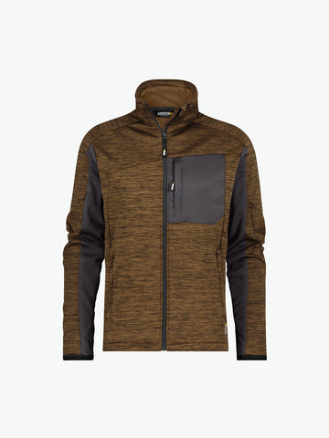 Dassy Convex Midlayer vest - Leembruin/Antracietgrijs Werkvest Dassy