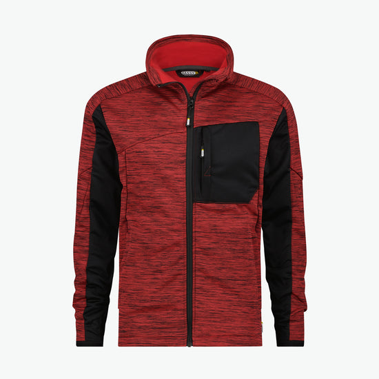 Dassy Convex Midlayer vest - Rood/Zwart Werkvest Dassy