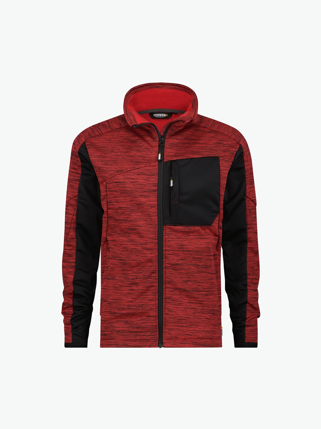 Dassy Convex Midlayer vest - Rood/Zwart Werkvest Dassy