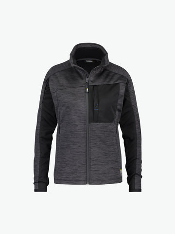 Dassy Convex Women Midlayer vest voor dames - Antracietgrijs/Zwart Werkvest Dames Dassy