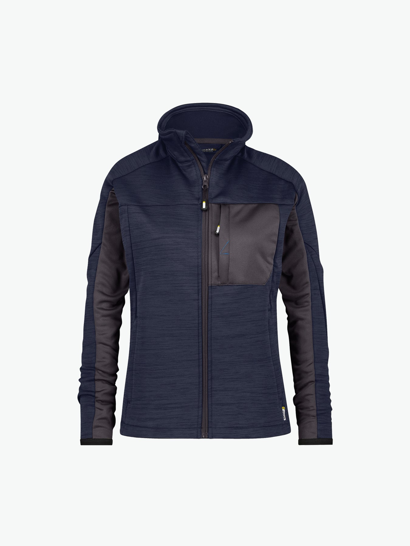 Dassy Convex Women Midlayer vest voor dames - Nachtblauw/Antracietgrijs Werkvest Dames Dassy