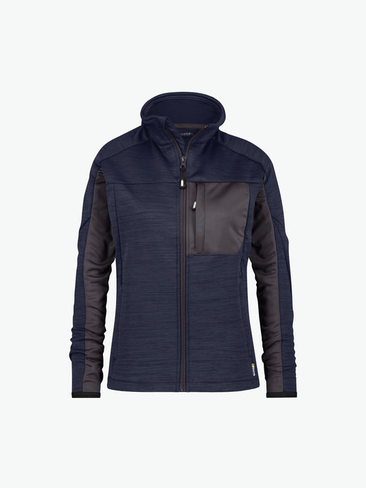 Dassy Convex Women Midlayer vest voor dames - Nachtblauw/Antracietgrijs Werkvest Dames Dassy