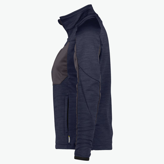 Dassy Convex Women Midlayer vest voor dames - Nachtblauw/Antracietgrijs Werkvest Dames Dassy