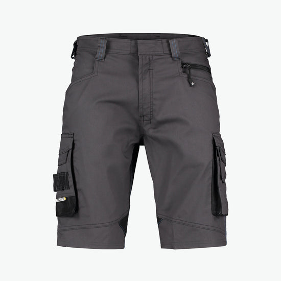 Dassy Cosmic Werkshort - Antracietgrijs/Zwart Werkbroek Dassy