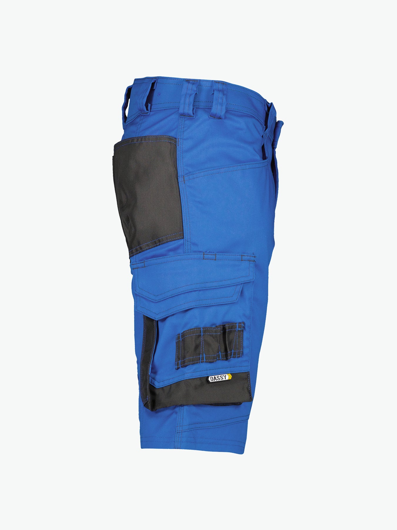 Dassy Cosmic Werkshort - Azuurblauw/Antracietgrijs Werkbroek Dassy